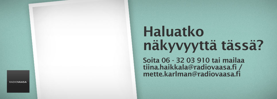 Haluatko näkyvyyttä tässä?